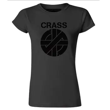 Женская панк-футболка с грубым логотипом Rock Pistols Clash Ruts с длинными рукавами Crass Ignorant 6