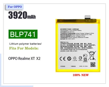 Новый высококачественный сменный аккумулятор для литиевого аккумулятора мобильного телефона OPPO Realme XT X2 K5 BLP741