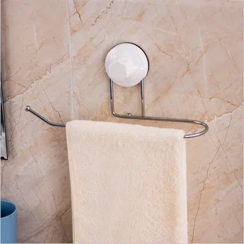 Бесследный держатель для бумаги для полотенец, Подвесной Стеллаж для туалета в ванной, Хромированная пластина, Металлические Рулонные вешалки, Подставка для полотенец, домашнее хранение 8