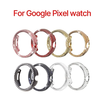 Защитный чехол для экрана для Google Pixel Watch, устойчивый к царапинам, противоударный каркас, износостойкий бампер-оболочка для защиты от падения