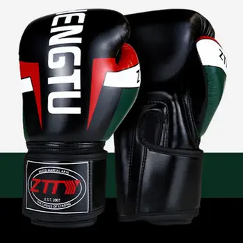 Практичные спортивные боксерские перчатки для профессиональных спаррингов с дышащей ладонью, многоразовые боксерские перчатки для взрослых для спортзала 11