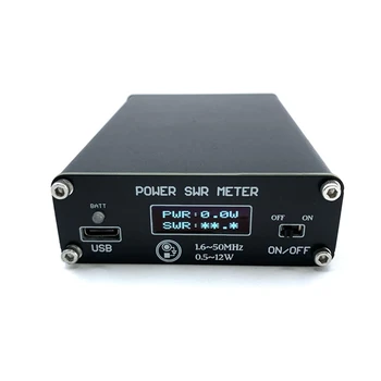 0,5-12 Вт 1,6-50 МГц КСВ Измеритель Мощности Коротковолновый PWR КСВ Измеритель Для QRP USDX MCHF SDR Радио 23