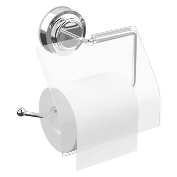 Современная вакуумная присоска Держатель туалетной бумаги Съемный кронштейн для ванной Челнока 7