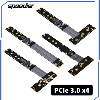 Riser PCI Express 3.0 X4 PCI-E PCIe 4x К M2 NVMe SSD Удлинитель Твердотельный Накопитель Riser Card ADT R44UF R44SF R44MF 7