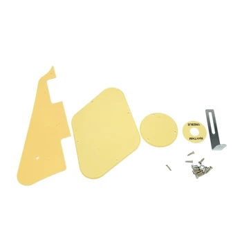 Защитные накладки для электрогитары Lp, крышки управления, задняя накладка Gibsonlp, запасные части для переключателя передач (желтые) 19