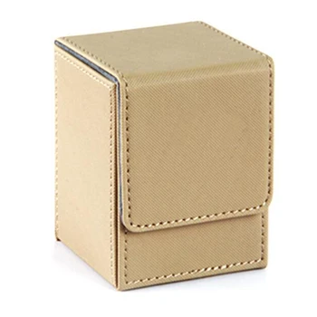 Футляр для карт, Коробка для Колоды Карт С рукавами, Игровая коробка для Колоды карт Yugioh MTG Binders: 100+, Песочный цвет