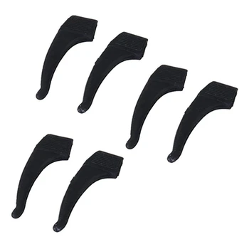 Новинка-9 пар ушных крючков, подставки для очков из противоскользящего силикона - черный
