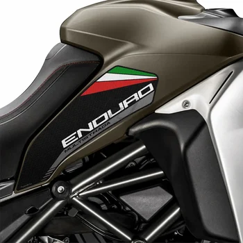 Для Ducati Multistrada Enduro 1200 1260 V2 V2S наклейка мотоцикл Противоскользящая Боковая накладка на бак Защита коленного сустава коврик 1