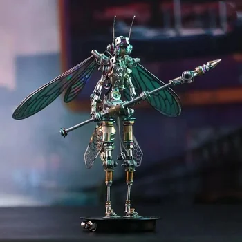 Сделай сам Wasp Warrior 3d Металлический вариант Набор металлических моделей насекомых Механические Сборочные модели Игрушка-головоломка для подростков подарок для детей