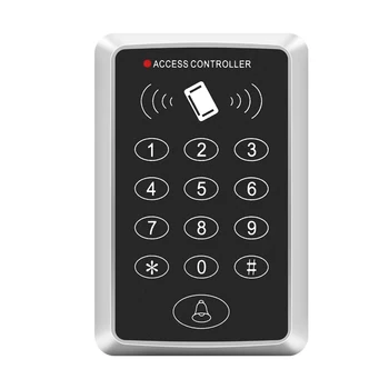 Автономная электронная система доступа 1000 пользователей 125 кГц ID считыватель ABS пластика RFID Дверная клавиатура Система безопасности Контроль доступа 11