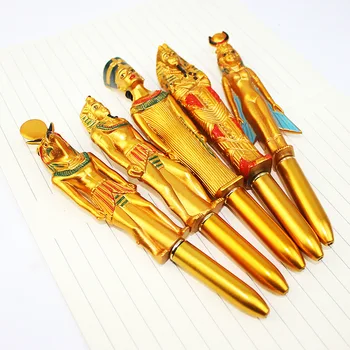 1 шт. Шариковая ручка с египетскими персонажами фараонами, школьные канцелярские принадлежности для офиса, подарочные канцелярские принадлежности 7