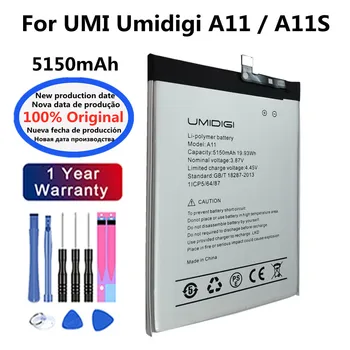 Высококачественный 100% Оригинальный Аккумулятор Для телефона UMI Umidigi A11/A11S 5150mAh Bateria Batteria В Наличии Быстрая Доставка 2