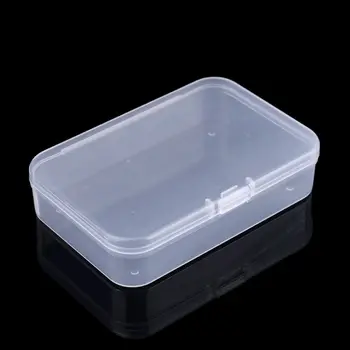 2 шт./компл. Прозрачная коробка Пластиковое хранилище для аксессуаров для волос 20
