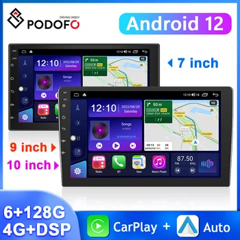 Podofo Android 12 Автомагнитола 7 