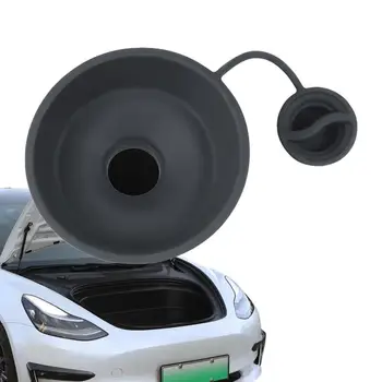 Воронка двигателя автомобиля Силиконовая Автомобильная жидкость Инструменты для заправки жидкостью Замена воронки для Tesla Model 3 / Y Силиконовая воронка для путешествий 12