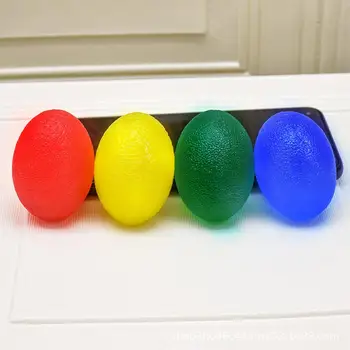 Мячи для рук Эргономичная яйцевидная форма, мячи для упражнений для рук для физиотерапии, Мягкие Гибкие инструменты для укрепления рук, яйцо 13