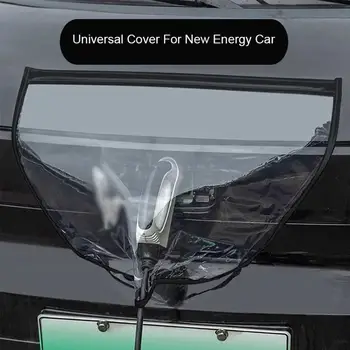 Порт для зарядки нового энергетического автомобиля, дождевик, Непромокаемое Пылезащитное зарядное устройство для электромобилей, защита от пистолетов, зарядка для электромобилей, водонепроницаемый чехол 10