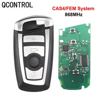 QCONTROL Автомобильный Дистанционный Смарт-Ключ 868 МГц для BMW 1 3 5 7 Серии CAS4 FEM System Auto Vehichle Alarm Keyless Fob 14