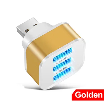 Аксессуары Высококачественный USB-удлинитель Удлинитель USB-интерфейса Золото, серебро, черный Не передает данные, может заряжать Только 17