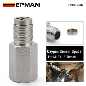 Прокладка Датчика кислорода EPMAN O2 M18x1.5mm Переходник двигателя С Заглушкой Каталитического Горячего Преобразователя 02 Диагностический Штекер EPCGQ232 11