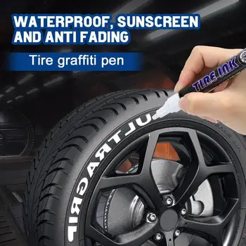 Маркерные ручки для автомобильных шин, водостойкий перманентный маркер на масляной основе, Резиновый Металлический маркер для шин A6m1 4