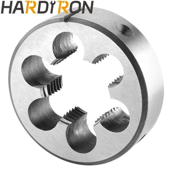 Круглая резьбонарезная матрица Hardiron Metric M24X0,5, правая машинная резьбонарезная матрица M24 x 0,5 12