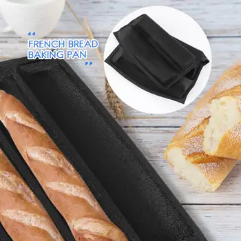 Силиконовая форма - перфорированные формы для выпечки хлеба Fench с антипригарным покрытием, формы для хот-догов, формы для выпечки, коврики для выпечки хлеба 14