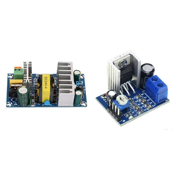 Модуль коммутационного питания Ac 110V 220V на Dc 24V и TDA2030A Модуль усилителя мощности DIY Плата усилителя мощности звука 17