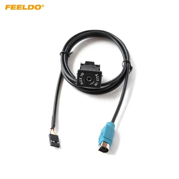 Автомобильная аудиосистема FEELDO USB AUX-In Cable Plug Разъем AUX для Alpine KCE-422I KCE236B AUX жгут проводов кабельный адаптер 5