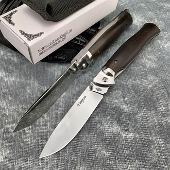 Складной карманный нож EDC в стиле Новой России с деревянной ручкой, Тактический Инструмент самообороны, Острый для охоты и кемпинга 14