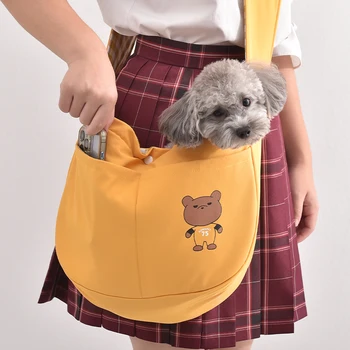 Симпатичная сумка-переноска для собак для путешествий на открытом воздухе Little Small Puppy Pet Cat Kitten Animal Shoulder Carrier Чихуахуа Йоркшир 9