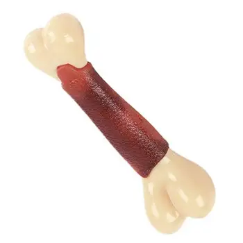 Игрушка-собачья кость, жевательная палочка, игрушка для чистки зубов, имитация кости для собак, Жевательная игрушка для собак со вкусом говядины, Интерактивная и милая Собачка 7