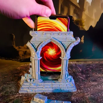 Портальная вставка в разрушенную арку ТЕЛЕФОН для волшебной магии Анимированные видеоэффекты Настольная RPG D & D Dungeons and Dragons 7