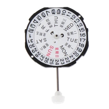SL28 Кварцевый механизм с тремя стрелками, часы с датой, запчасти для наручных часов, аксессуары для ремонта, инструменты для ремонта часов с индикацией даты, инструменты для часовщика 10