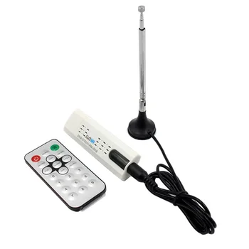 Комплект USB 2.0 DVB-T2 DVB-C DVB-T FM DAB Цифровой Спутниковый ТВ-Тюнер HDTV Stick Ресивер с Антенной Пульт Дистанционного управления FM DAB SDR USB-Ключ