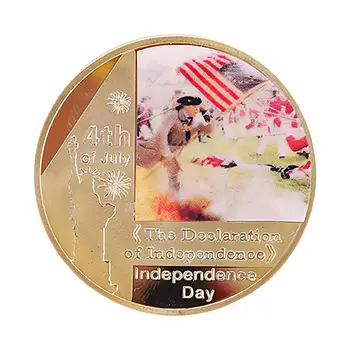 Юбилей Американской независимости Монета Художественный подарок США Статуя Свободы Металлическая Памятная монета Подарки для вечеринок 17
