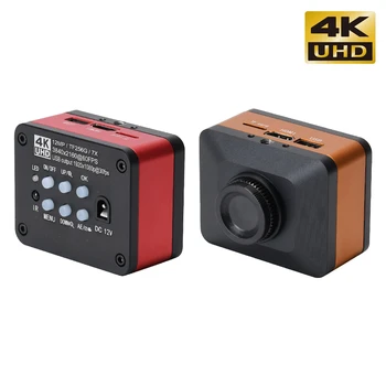 Промышленная камера с разрешением 4K UHD 2K FHD 60 кадров в секунду, электронный цифровой микроскоп для ремонта телефонов, пайки печатных плат