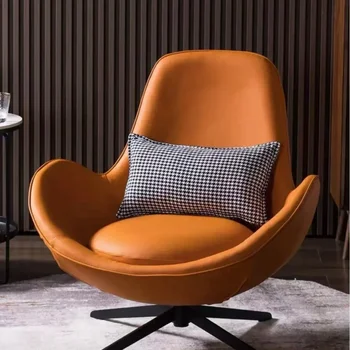 Современные диваны для гостиной в скандинавском стиле, односпальная кровать, кресло-яйцо, минималистичная мебель для квартиры с откидной спинкой Sillon 23