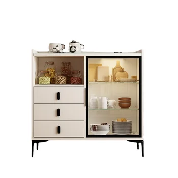 Hxl Американский кремово-белый боковой шкаф для хранения чайного шкафа кухонный шкаф для хранения чайного шкафа 15