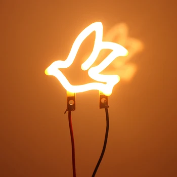 3V LED Edison Flexible Flying Dove Свеча Накаливания Диод Украшение атмосферы праздничной вечеринки Аксессуары для лампочек 9