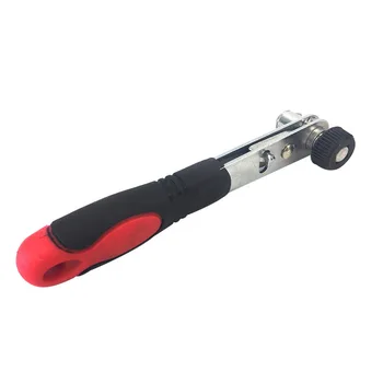 1/4 мини-ключа с резиновой ручкой, сделанной своими руками, красная и черная ручка, гаечный ключ с храповым механизмом, пневматическая ручка, винт с головкой, стержень ножа 6.35 14