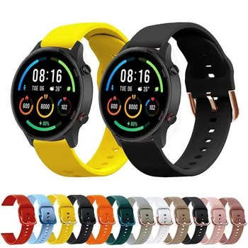 Для Xiaomi Watch Цветной Ремешок Для Смарт-часов Силиконовый 22 мм Спортивный Ремешок Для Xiaomi Watch 2 Pro/S3/S1 Pro/S1 Активный Браслет Correa 11