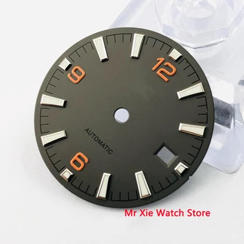 циферблат часов со светящимися метками 31 мм подходит для Miyota 8205/8215/821A/82series, ETA 2836/2824, механизм Mingzhu DG2813/3804 3