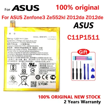 Новый Оригинальный C11P1511 2900 мАч Новый Аккумулятор Для ASUS Zenfone3 Ze552kl Z012da Z012de Аккумуляторы С Инструментами 17