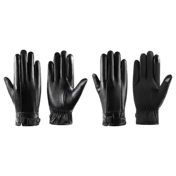 Зимние уличные теплые перчатки с сенсорным экраном, водонепроницаемые, долговечные, 3