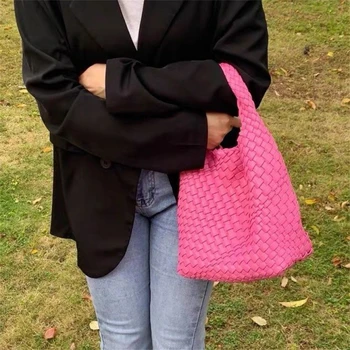 Тренд 2024 года, Маленькая сумка ручной работы в стиле Харадзюку, Y2K, сумка для овощной корзины, Розовая Милая сумочка, Дизайнерские сумки, Женские сумки класса Люкс 8