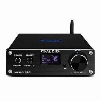 Домашний звуковой приемник D802C PRO 4.2, модуль усилителя USB AUX, система power armp stereo 15