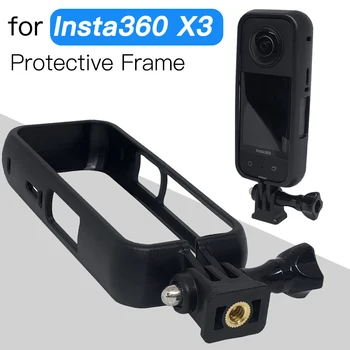 Insta360 X3 Защитный корпус камеры Рамка Чехол для Insta 360 X3 Экшн-рамка для защиты от падения Аксессуары для крепления камеры 23