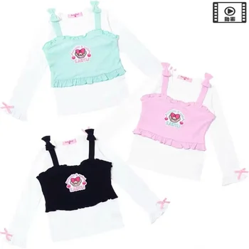 Одежда для девочек Осень-зима 2023, модный детский жилет из искусственного меха, детская базовая рубашка с длинными рукавами