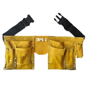 1 Шт. Поясная сумка для ремня, кожаный инструмент, быстроразъемная пряжка, сумка для хранения плотницких строительных инструментов 12
